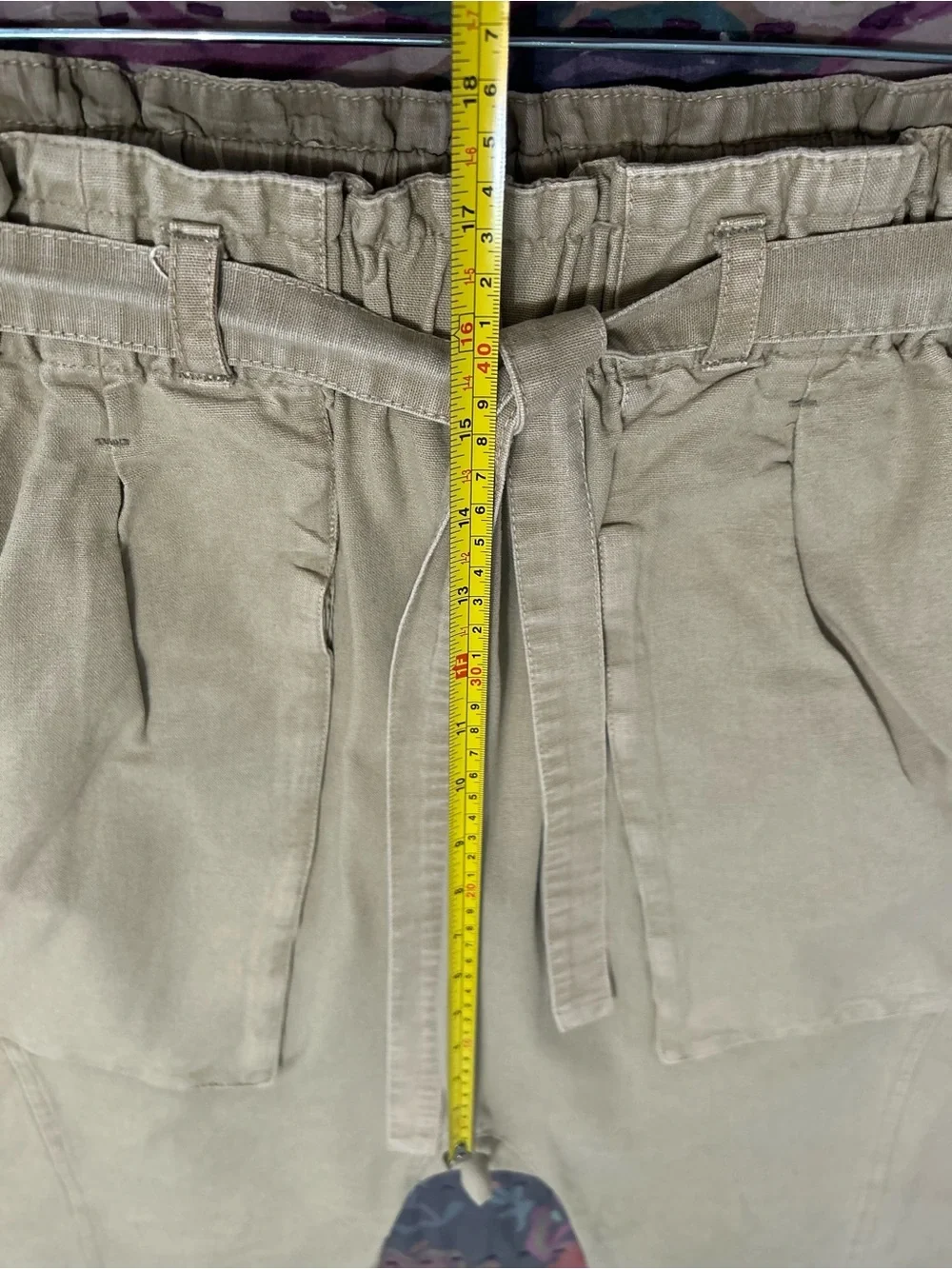 Free People Harem High Waist Cargo Pants - Taupe